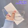 2024 Korean Retro Transparent Computer Glasses Women Anti Blue Light Square Eyewear Blocking Optical Spectacle Eyeglass Glasses