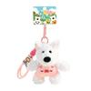 Cute Plush Westie Dog Keychain Delightful Gift For Friends Lovers And Coworkers