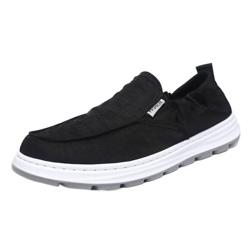 Cloth shoes lazy shoes low-top soft-soled driving shoes ice silk cloth cool and comfortable casual shoes
