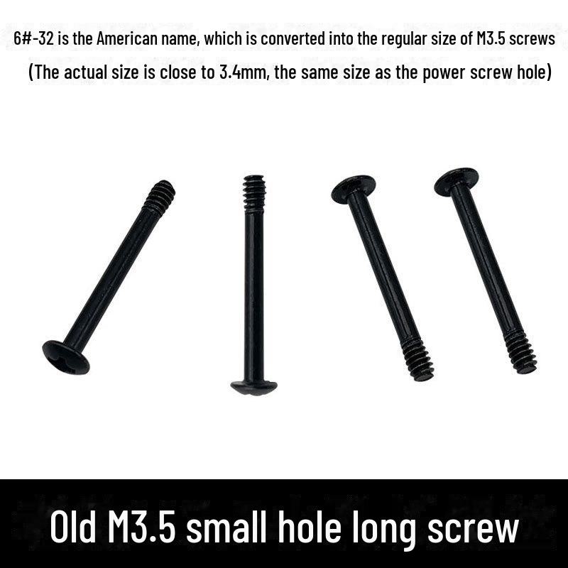 

Длинный винт отсека блока питания для вентилятора корпуса компьютера и водяного охлаждения, M3.5/M3.4, 6#-32 удлиненный крепежный винт New flat head fan long screw