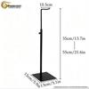 Adjustable Stainless Steel Floor-Standing Bag Display Stand for Women's Bags