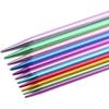 Knitting Needles Set, 55pcs One Set Aluminum Alloy Double Pointed Knitting Needles Kit Ergonomic Design Metal Long Weaving Needles Set for Household