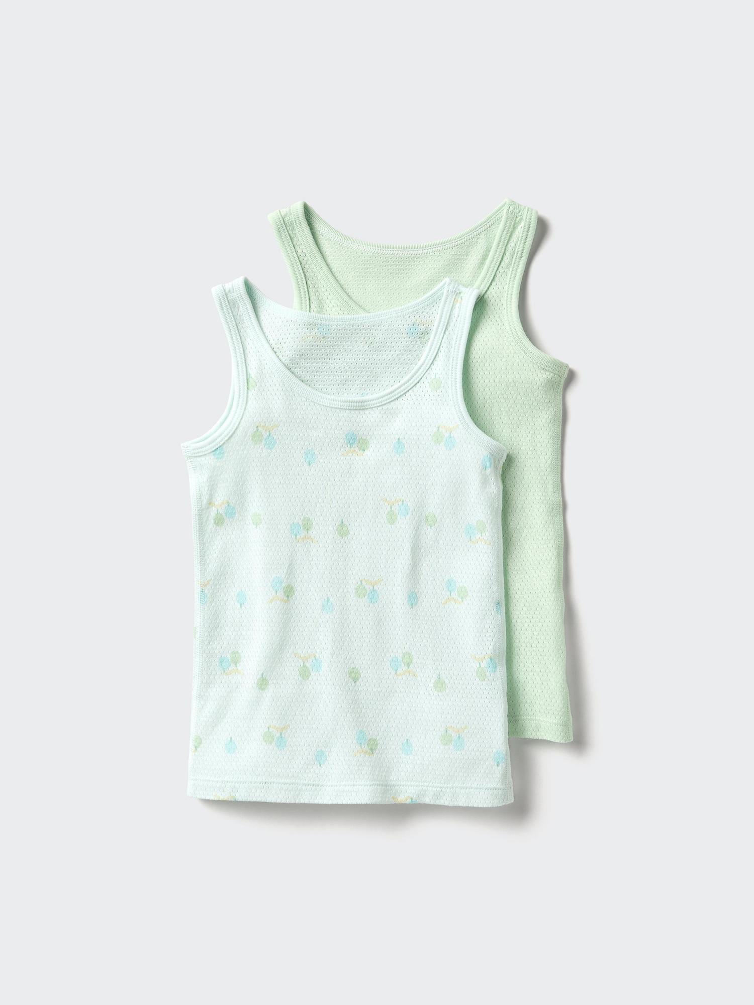 

Uniqlo Хлопковая сетчатая майка 2 шт. Bt Joy Of Print 51 GREEN/BABY 80