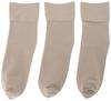 Crew Ankle Stocking Wide Elastic Set of Lotus Gray [Atsugi] Socks, Length, Socks, Mouth, Plain, 3, FS5571, Women's,