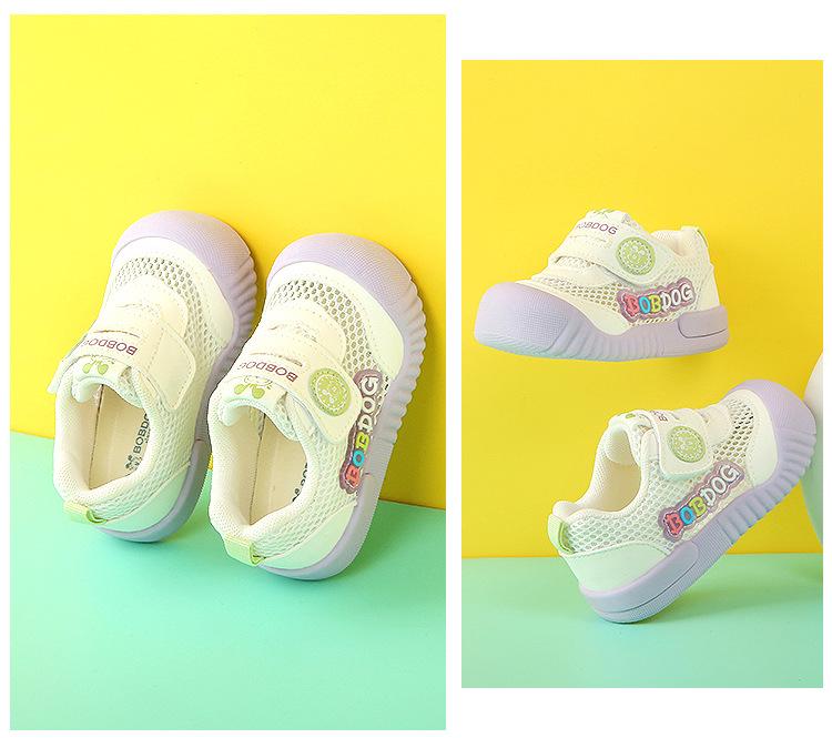 Scarpe Caminatore per Bambini Bobodou - Antiscivolo, Suola Morbida, Rete Traspirante per Neonati e Bambini Piccoli (1-3 Anni) - Calzature Estive Casual e Funzionali.