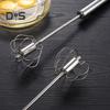 Semi-Automatic Whisk Stainless Steel Egg Beater Hand Push Rotary Egg Mixer Blender Handheld Egg Stirrer Tool Kitchen Supplies