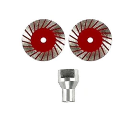 1/2/3/4/10Pcs Saw Blades Set with Shaft Screw 40mm Multi-Functional Professional Precision Granite Marble Stone Cutting Grinder Blade Replacement