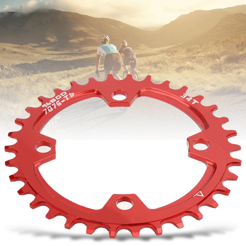 96BCD Bicicletă Narrow Wide Foaie de Lanț Rotundă Reparare Foaie de Lanț Simplă pentru Bicicletă Montană 34T