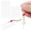 5pcs Beading Needles Open Big Eye Beading Pins For DIY  Necklace Jewelry Making Tools Accessories Self Threading Needle Pins