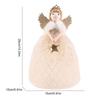 Weihnachtsbaumspitze Stern Engel Heimdeko Weiche Puppe Mädchen Figur Flügel Baumdeko für Heimdeko Schlafzimmer Wohnzimmer Büro