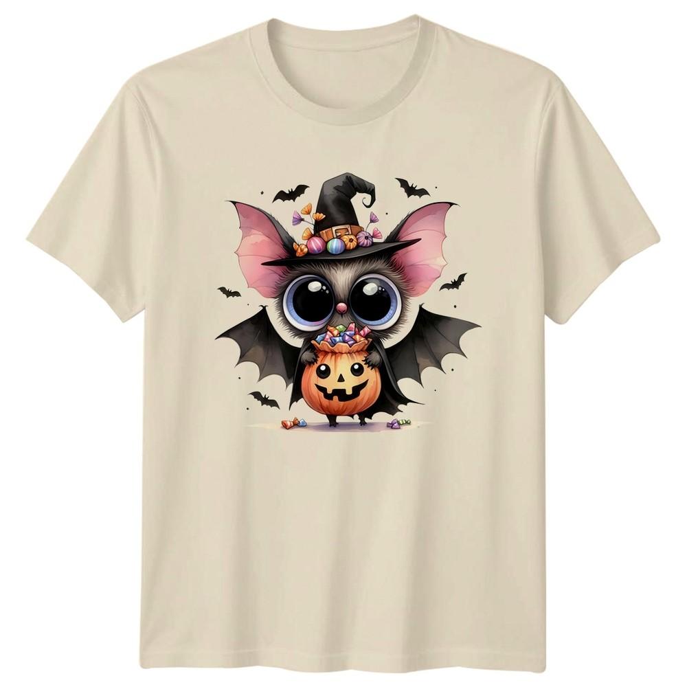 Cute Bat Halloween Trick Or Treat Holidays Unisexs TShirt Unisexs Tee Graphic Top