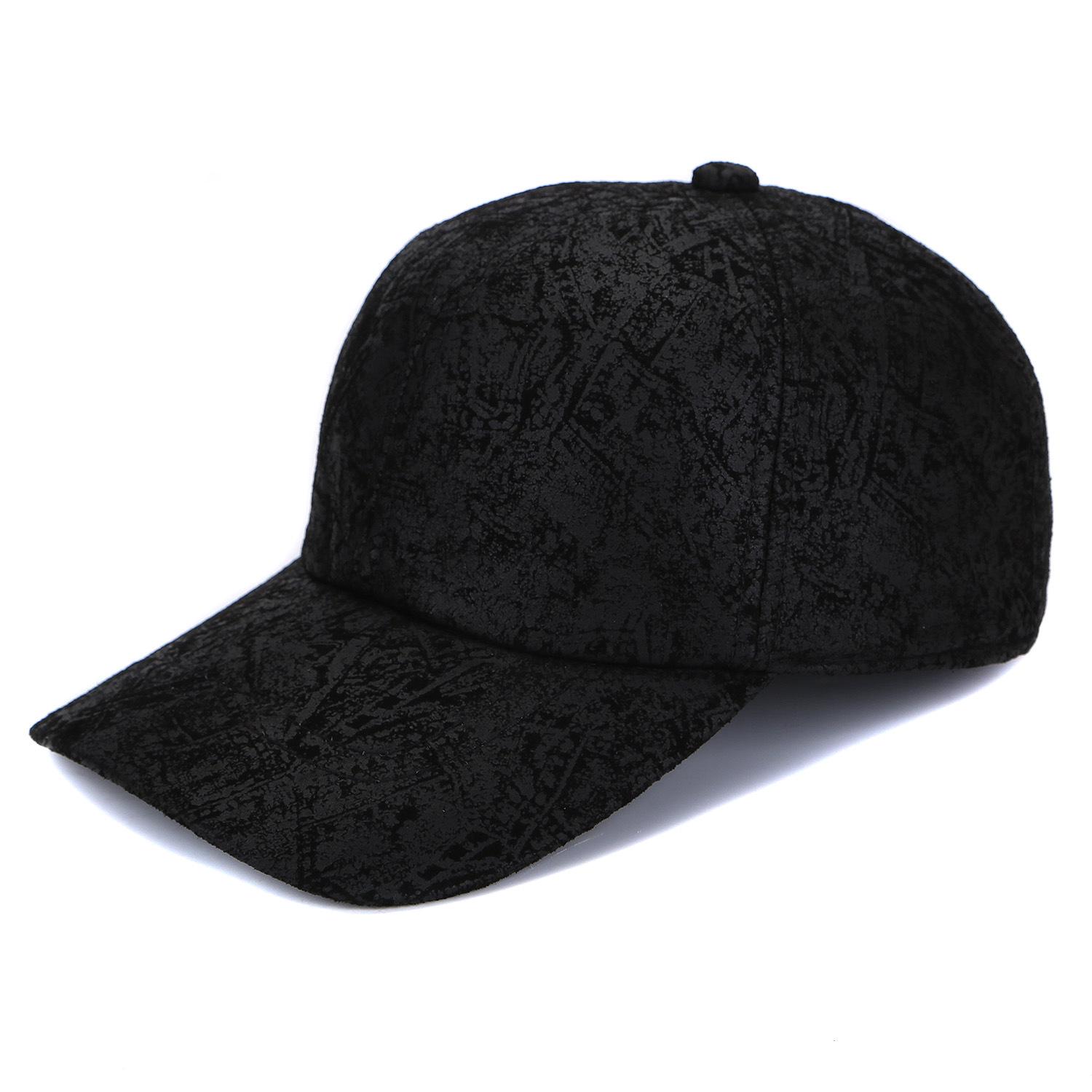 

Haining Lambskin Leather Unisex Baseball Cap - Duckbill Design for Spring, Autumn, Winter XXL (59-60cm)