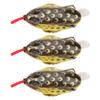 3 Stück Glitzer Weiches Silikonköder Künstlicher Simulations Lebensechter Köder Angelzubehör 5,5cm 13g3#