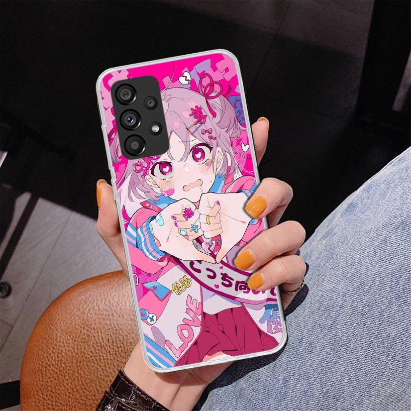 Süßes Anime-Mädchen INS Handyhülle Für Samsung Galaxy A17 A16 A15 A14 A13 A57 A56 A55 A54 A53 A37 A36 A35 A34 A33 A26 A25 A24 A23 Ga