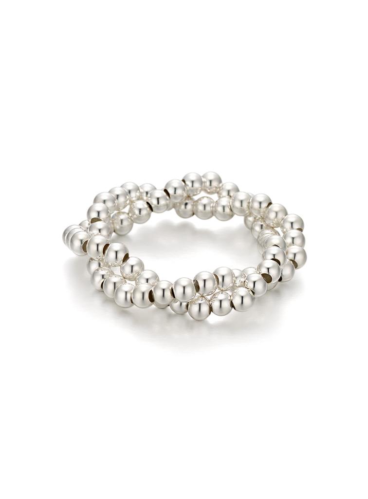 Paigeflynn [Silver 925] Dot Wave Ring