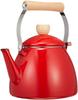 Pearl Metal Crevia Enamel Kettle 2.5L Red