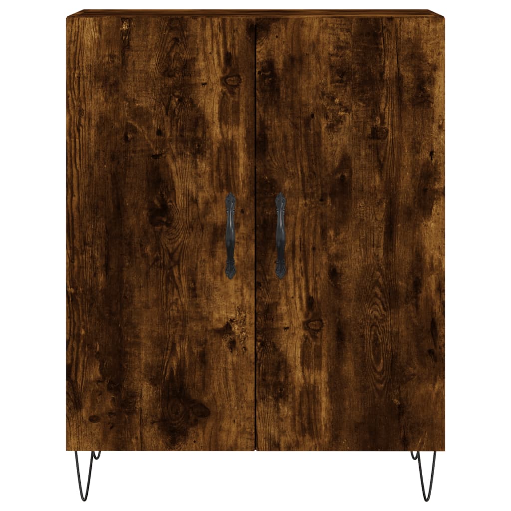 Highboard Smoked Oak 69.5 x 34 x 180 cm Particleboard
