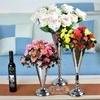 Table Setting Decorations Luxurious Gold And Silver Elegant Wedding Decoration Flower Utensils Elegant And Romantic Beautifully