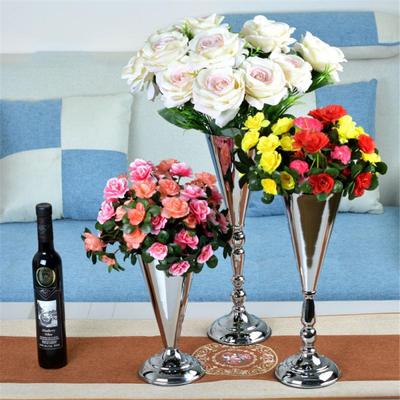 Table Setting Decorations Luxurious Gold And Silver Elegant Wedding Decoration Flower Utensils Elegant And Romantic Beautifully