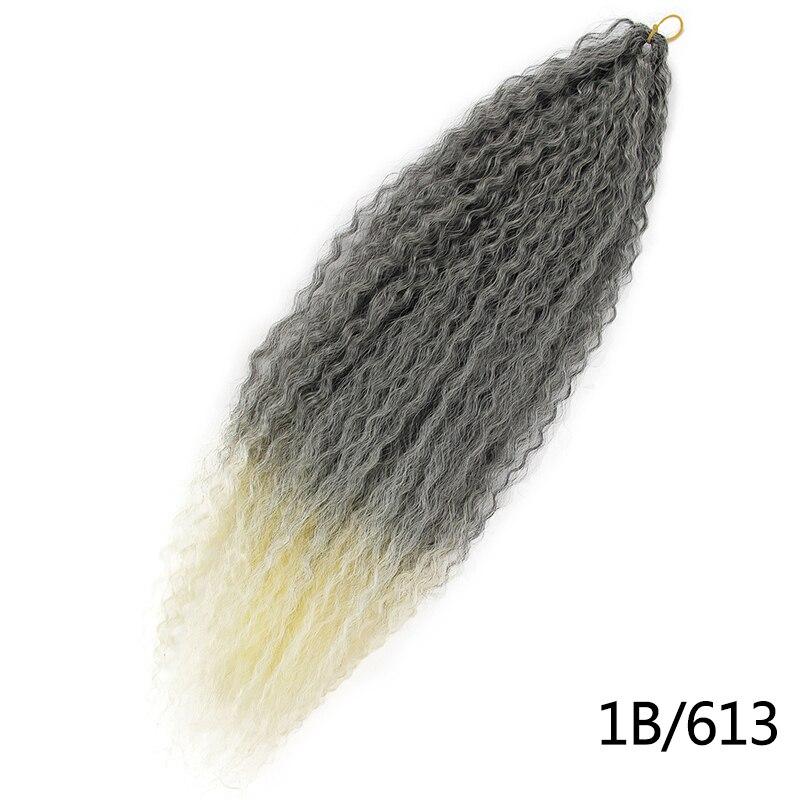 

Синтетичне в язання гачком афро-локони Yaki Kinky Soft Ombre Crochet Marly Braiding Hair Extensions для жінок 1B/613