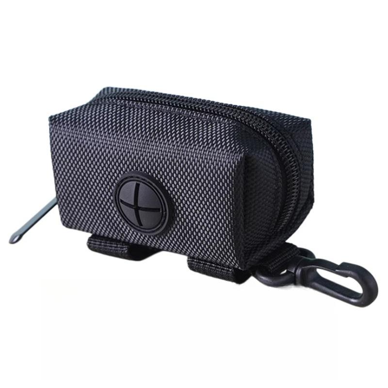 1pc Pet Waste Bag Dispenser Oxford Portable Outdoor Dog Poop Bag Holder Storage Case Container