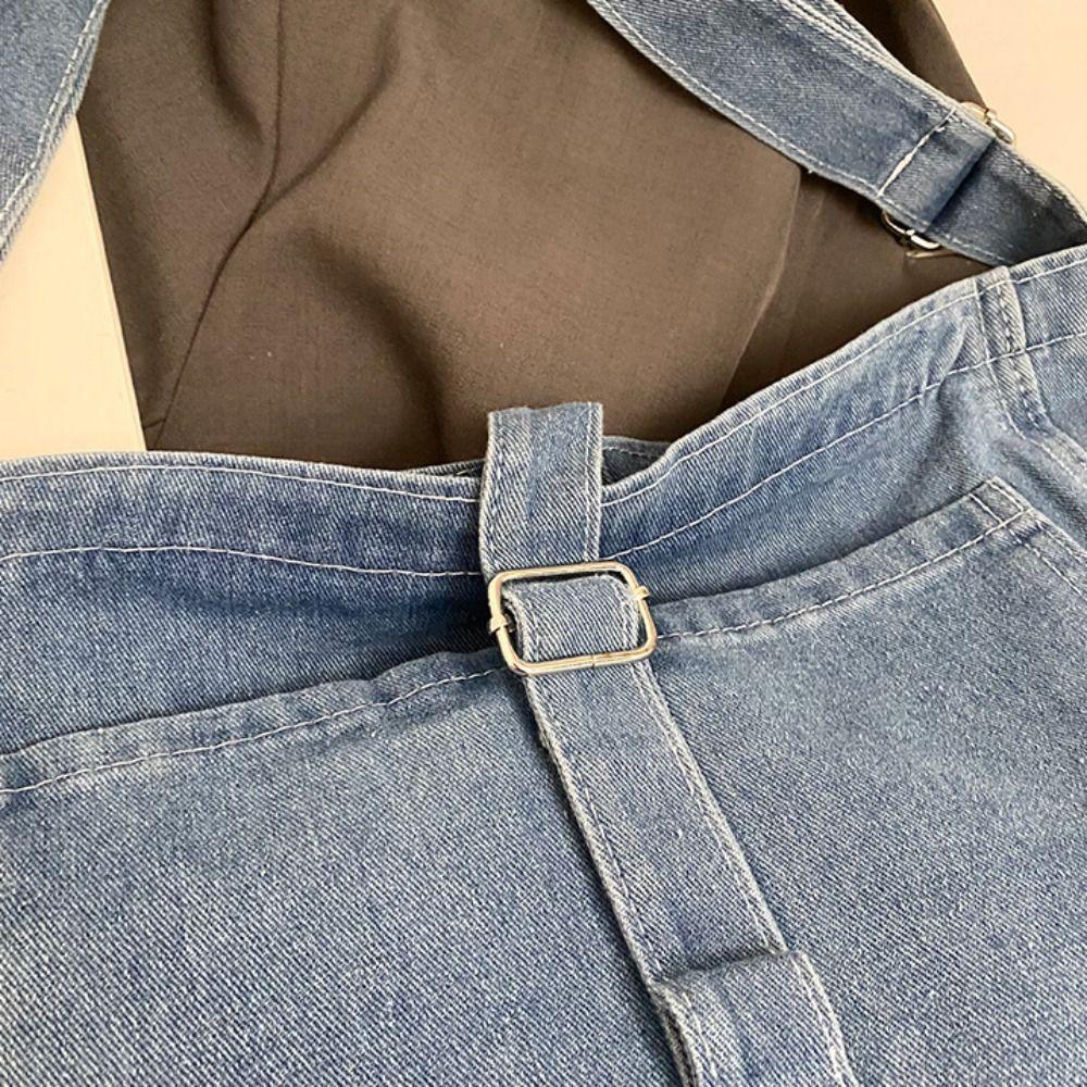 Shoulder Bag Vintage Handbag Crossbody Bag Simple Tote Bag Portable Denim Canvas Bag Streetwear