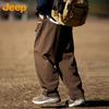 JEEP Men's Loose Fit Straight-Leg Casual Pants