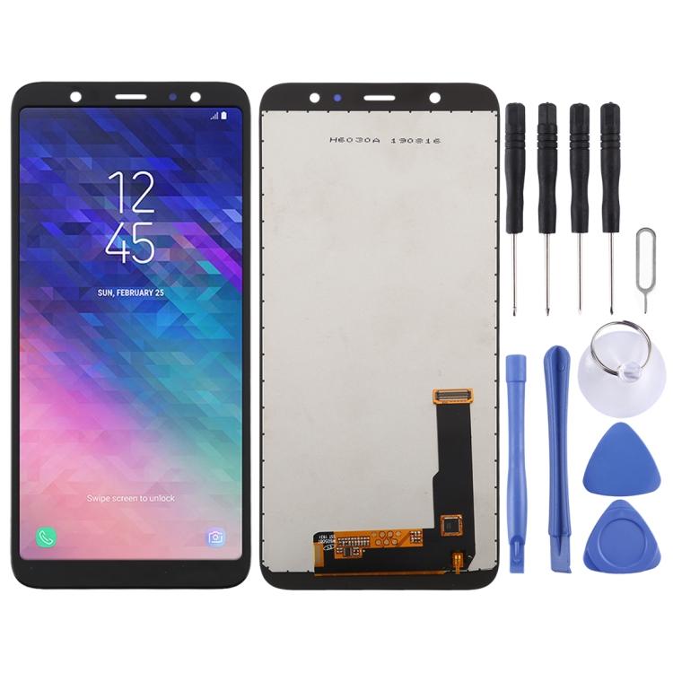 

Полуэкран ЖК-дисплея incell для Galaxy A6+ (2018) A605G с дигитайзером в полной сборке (черный)