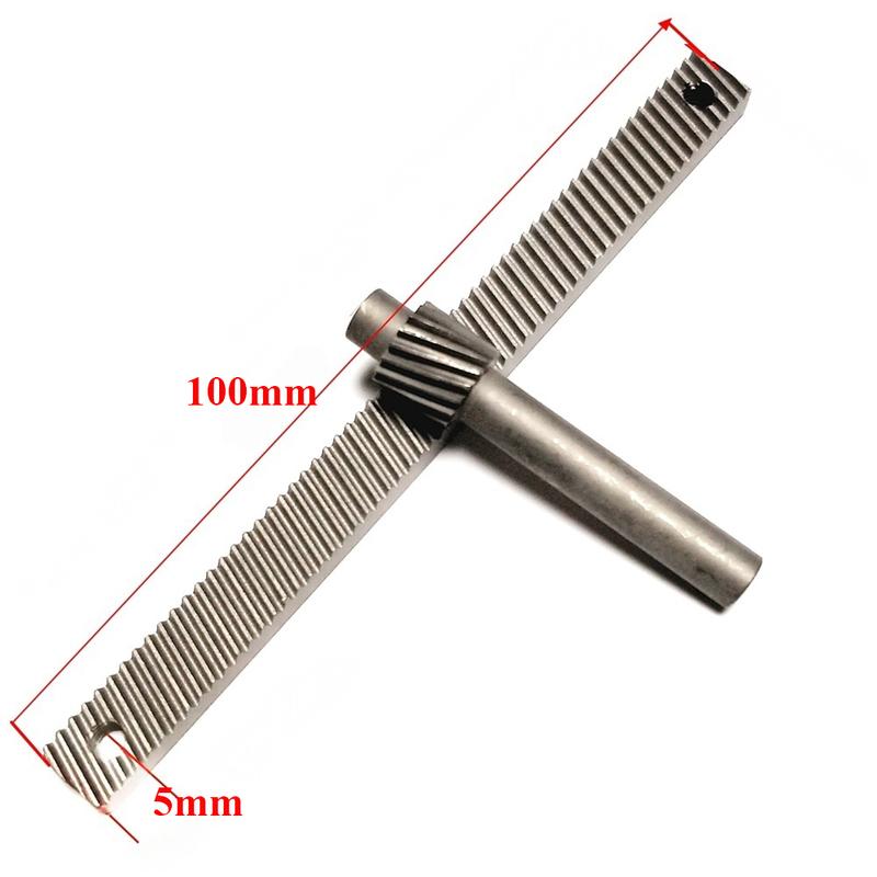 Precision Adjustment Gear Rack 0.5M 17T 100MM Rack Sliding Platform Steel Gear Lifting Table