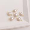 5Pieces Pearls Pendants Jewelry Making Part Fashion Accessory Perfect for Unique Jewelry Making and Craft Accessories