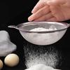Passoire de cuisine à mailles fines Passoire égouttoir en acier inoxydable avec manche Tamis multifonctionnel pour aliments Thé Riz Jus Farine Pâtisserie