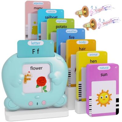 Lernmaschine für Kinder Sprechende Lernkarten Kindergartenkinder Sprache Elektronisches Hörbuch Englisch lernen Wörter Spielzeug