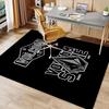V-VOLCOM LOGO3 Printed Absorbent Washable Carpet, Non-Slip Bathroom Mats, Kitchen Rugs, Yoga Mat,Living Room Entrance, Camping Picnic Rugs