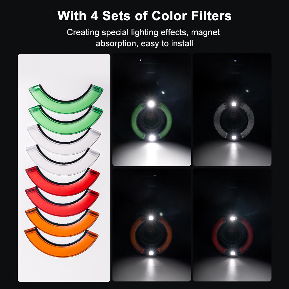 

Кольцевая вспышка для макросъемки YONGNUO YN14EX II, камера Speedlite GN18 TTL, автоматическая/ручная вспышка, 5600K, 3 с, перезарядка чёрный