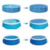 1pc Blue Swimming Pool Heater Solar Tarpaulin Dust Cover Insulation Film Maintaining Pool Temperature Outdoor Swimming Pool Tool