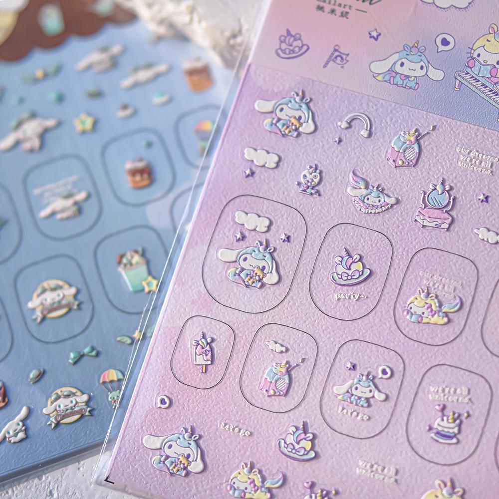 

Дитячі наклейки для нігтів Sanrio x Tomoni з тисненням: Оригінальна серія MN 007 Колаборація Cinnamoroll