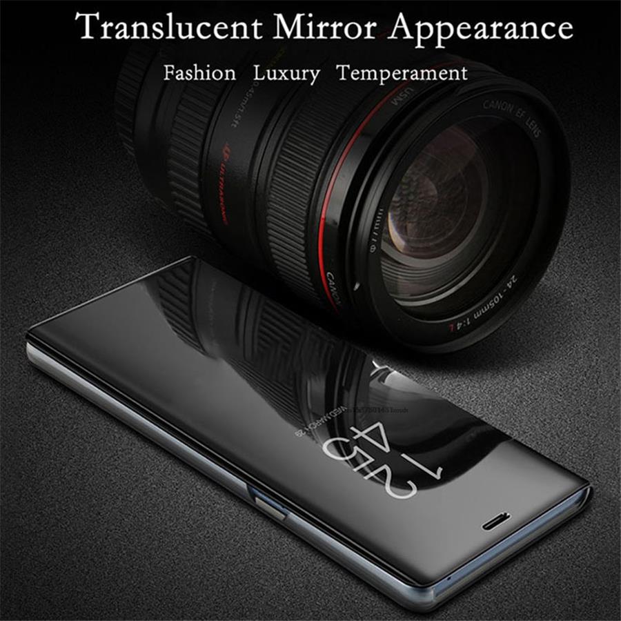 Luxury Smart Mirror View Flip Case For Huawei Honor X6 Shell original on HonorX6 X 6 VNE-LX1 VNE-LX2 Leather Mobile Phone Cover