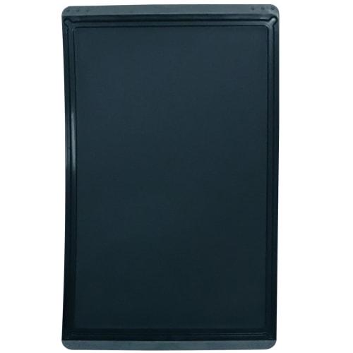 KOKUBO Antibacterial Cutting Board, Black, Approx. 34.7 x 21.8 x 0.5 cm, Dishwasher Safe, Made in Japan, Elastomer Sheet, Rubber, Mold-Resistant, Styl