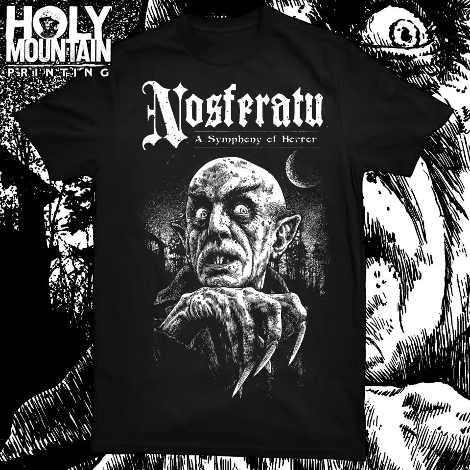 ABARCROMBIE INK Dark Gothic Tattoo Music High-Street Casual Sporty Light-Luxury Men's T-Shirts Women's Short Sleeves