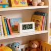 Small Digital Clock Mini Car Clock with Large LCD Display for Office Vehicle Home Table Battery Operated Desk Clocks