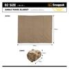 Snugpak Jungle Travel Blanket, Lightweight, Desert Tan, Camping, and Disaster Preparedness, SP11745DT (Official Japanese Product)