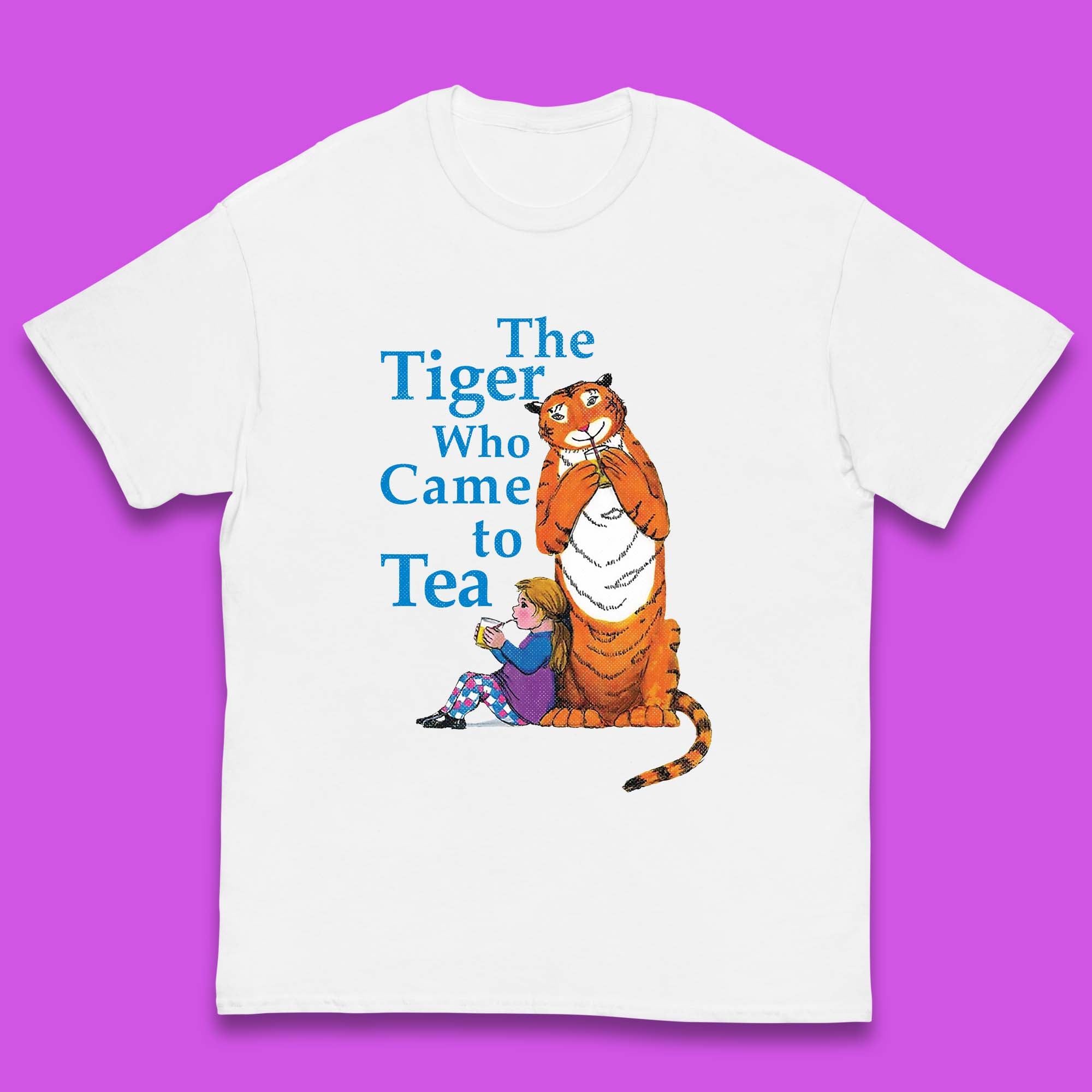 The Tiger Who Came To Tea Kids T-Shirt 100