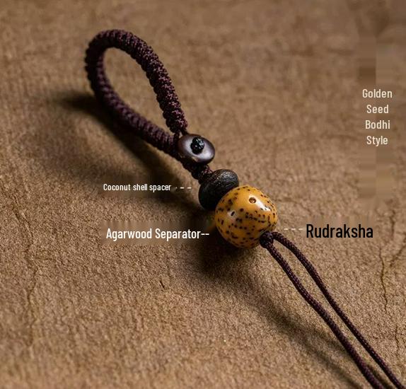 Handmade Woven Bodhi Beaded Keychain Pendant Kit