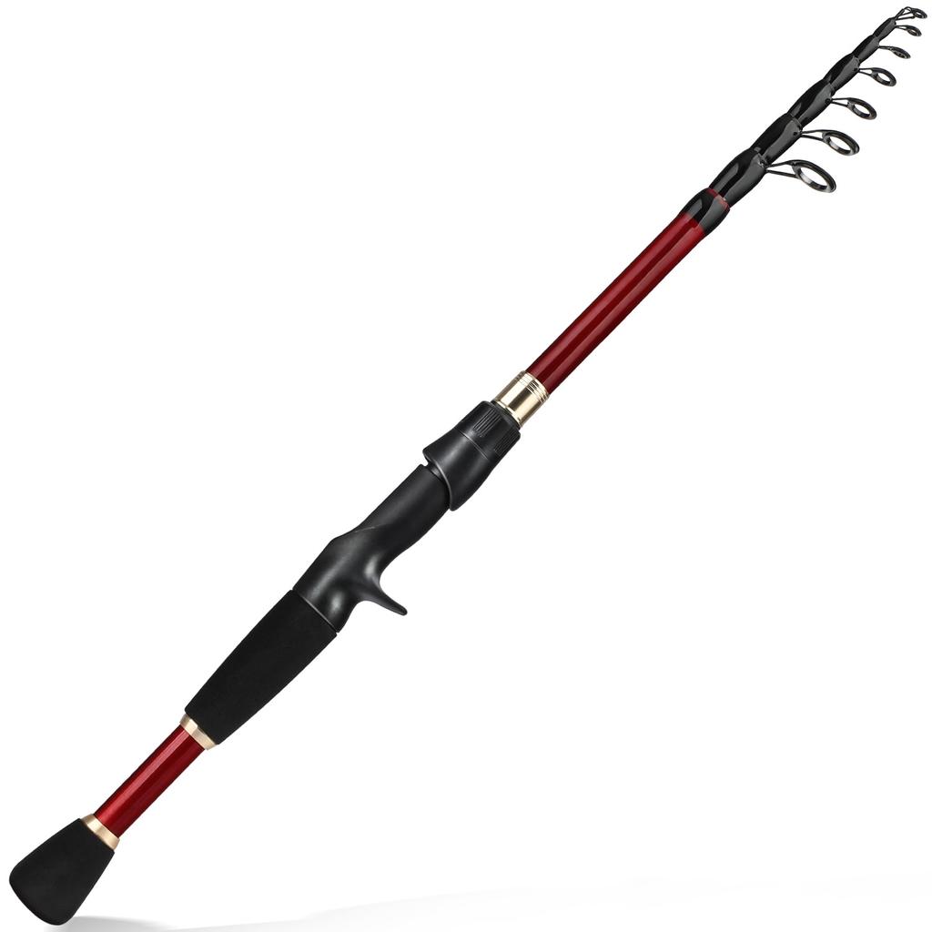 Tijă Telescopică de Pescuit Sougayilang 1.8-2.4m Ultralight Tijă Spinning/Casting pentru Pescuit Tijă de Pescuit din Fibră de Carbon Echipament Pesca