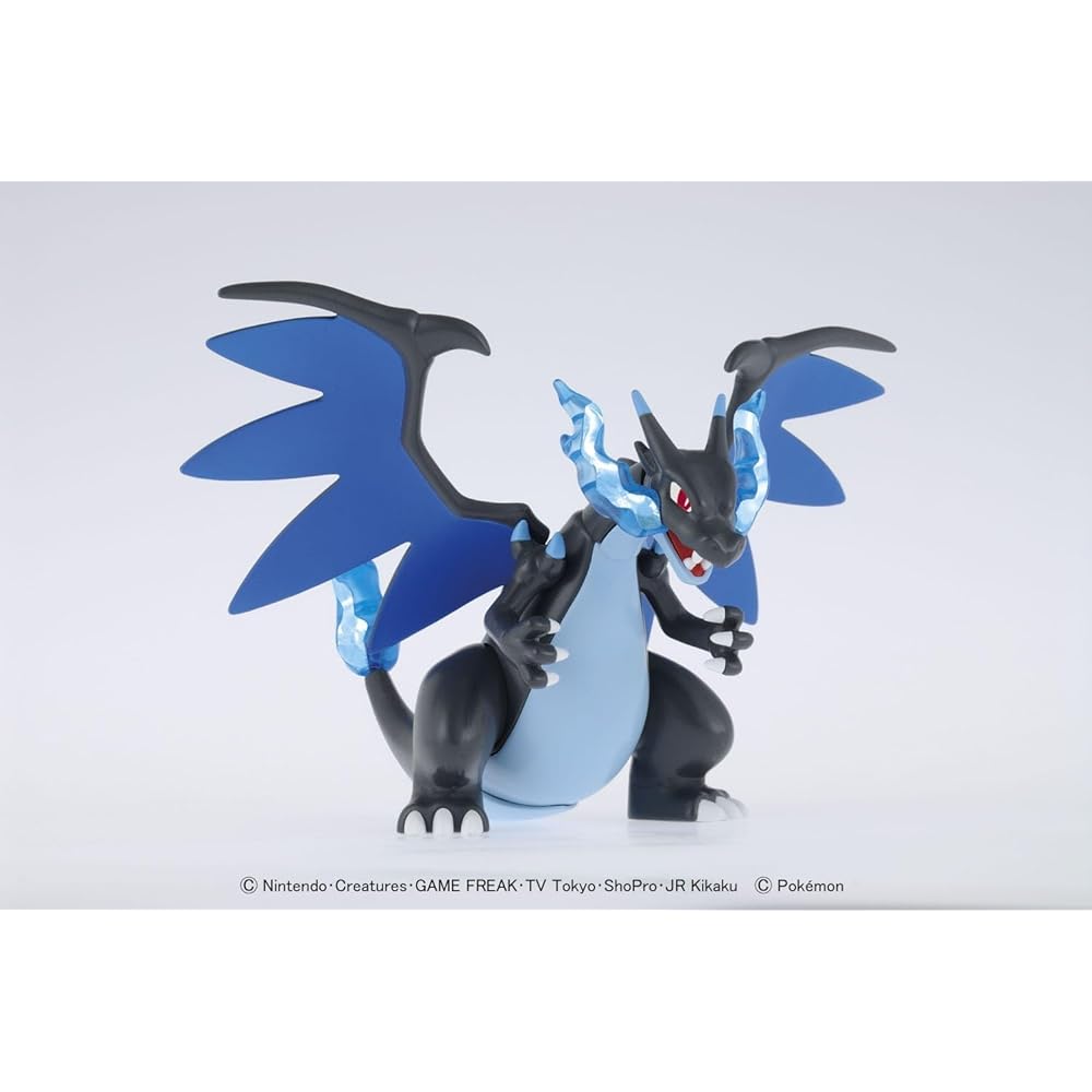 Pokemon Plamo Collection Select Series Mega Charizard X Pre-painted Model Kit