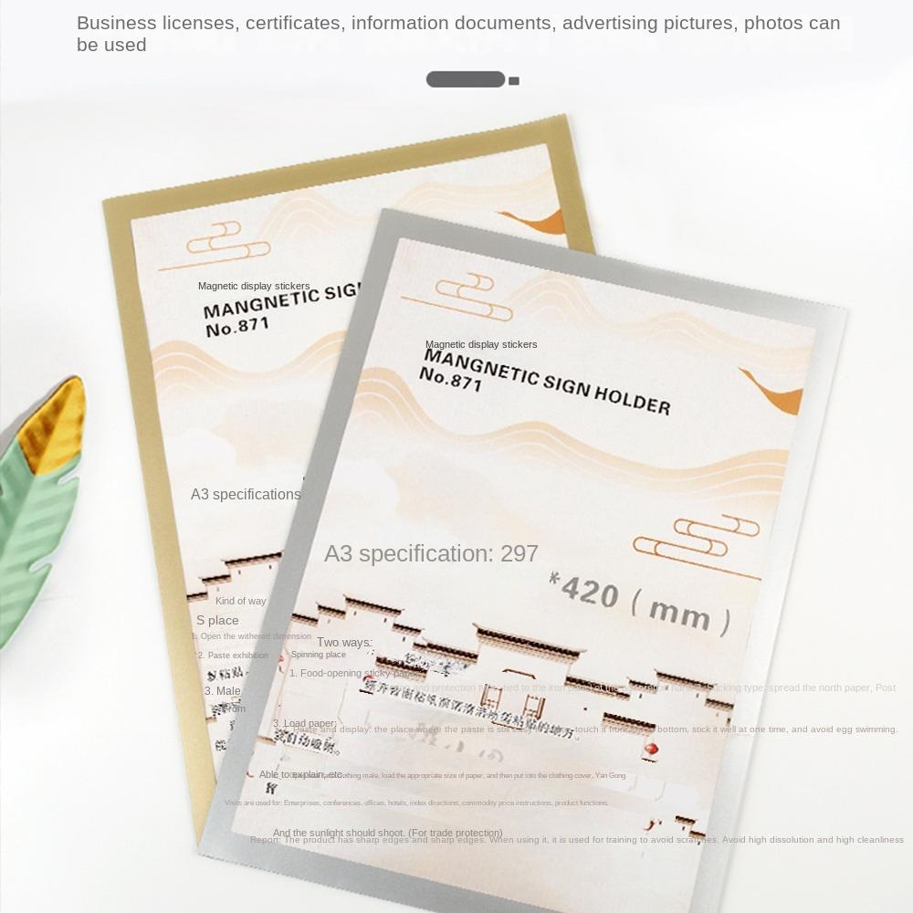 DIY Photo Display Sticker Self Adhesive Wall Magnetic Photo Display Frames Magnetic Photo Frame