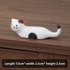 Japanese Ceramic Cute Lucky Cat Chopstick Rest Brush Holder Figurine Creative Home Kitchen Table Decor Office Desk Accessory