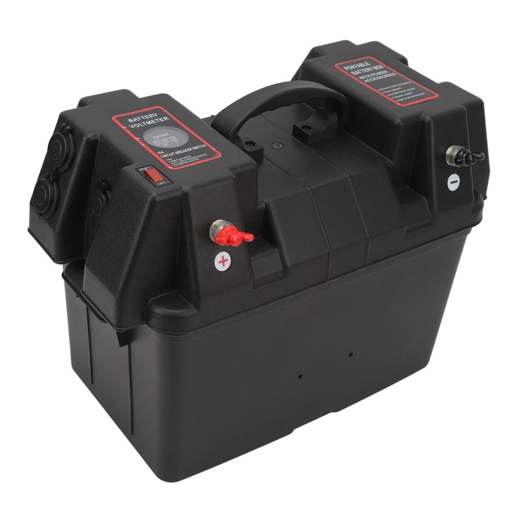 Trolling Motor Akü Kutusu Akıllı 12V Tekne Deniz Aküsü Güç Merkezi Karavan Van SUV ATV Kamp için