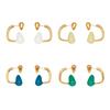 Exquisite Trendy Flowing Drip Oil Rubber Plug Earrings, Simple and Versatile, Fashionable Temperament, Personalized Earrings and Earrings
