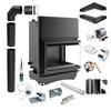 Corner Water Fireplace KRATKI ZUZIA RIGHT 12 kW FI200 + Accessories